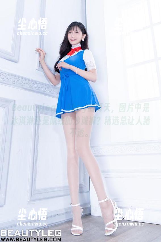 Beautyleg - Abby的夏天，图片中是冰淇淋还是脱线的沙滩裤？精选总让人猜不透。