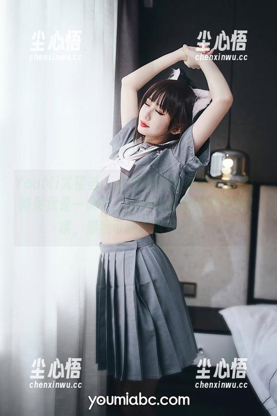 YouMi尤蜜荟 - 乔雅冰的高清婚纱套图：如果我是一朵花，这种仪式感你能懂吗？哦，那我可能自言自语了。