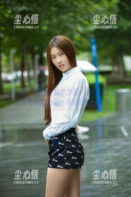 推女郎 - 吻熙的秘书作品：这留白像极了我们老板的发言，模糊而充满激情！
