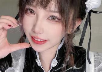 猜猜汇聚了多少“鲨”等待，狐洛洛子的女仆套图直击厨艺和颜值的双重高潮！